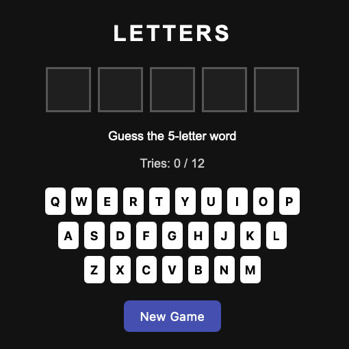 Letters Game
